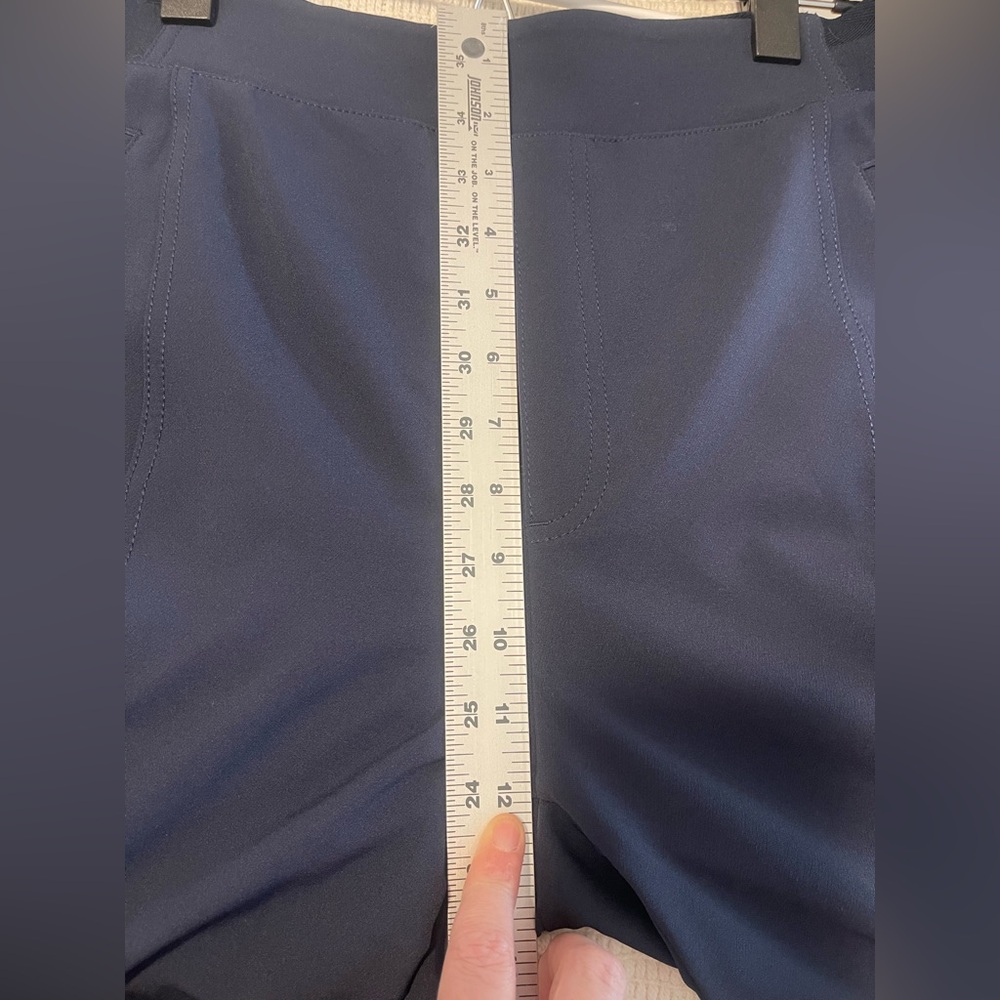 Athleta Womens Endless High Rise Cargo Pant Navy LNC Gorpcore Athleisure Sporty - Picture 12 of 15
